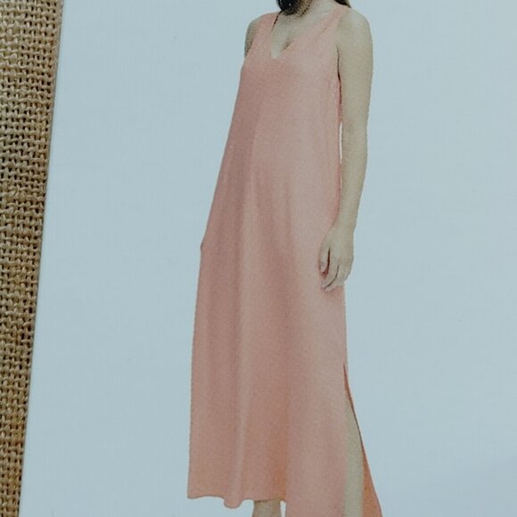 Women's MAXI Linen Dress Size: L - Picture 6 of 16